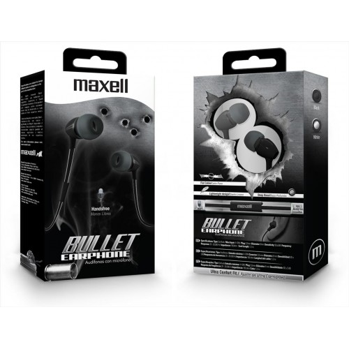 Maxell Bullet Bul-90 Earphone Black
